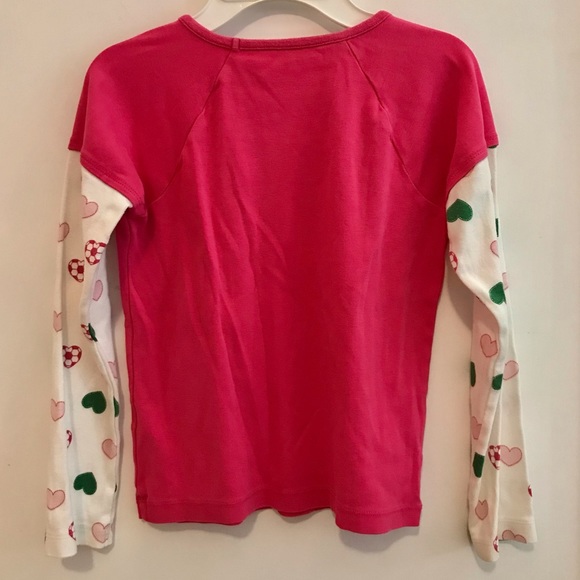 ⭐️3/$15⭐️ Gymboree Girls ‘I ❤️ Soccer’ Longsleeve Tee - Picture 2 of 5